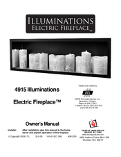Illuminations Electric Fireplace 4915 Illuminations LED Owner's Manual