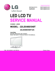 LG 22LS5400/540T Service Manual