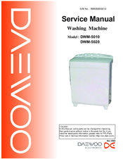 Daewoo DWM-3620(P) Service Manual