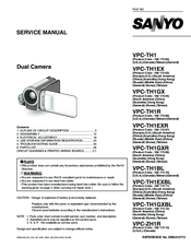 Sanyo XACTI VPC-TH1 Service Manual
