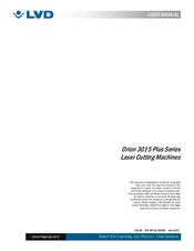 LVD Orion 3015 Plus Series User Manual