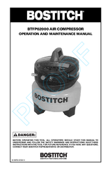 Bostitch BTFP02000 Operation And Maintenance Manual