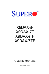 Supero X9DAX-7F User Manual