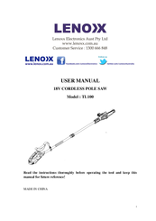 Lenoxx TL100 User Manual
