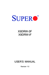 Supero X9DRW-3F User Manual