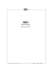 Sercel MRU User Manual