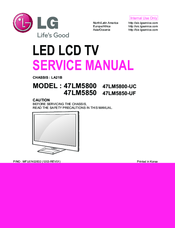 LG 47LM5850-UF Service Manual