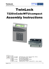 INSYS TwinLock compact Assembly Instructions Manual