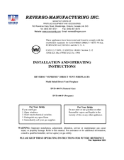 Reversi SUPREME DVD-400 N Operating Instructions Manual