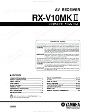Yamaha RX-V10MK II Service Manual