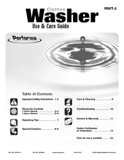 Performa Clothes Washer Use & Care Manual