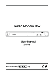R.V.R. Electronica Radio Modem Box User Manual