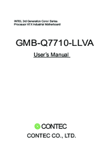 Contec GMB-Q7710-LLVA User Manual