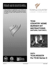 Town & Country Fireplaces TC30.NG02CN Instructions Manual