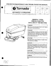 Tornado 24 Volt Preventive Maintenance And Troubleshooting Manual