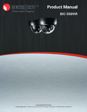 Genesis CCTV IDC-550VIR Operation Manual