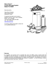 Flavor Burst TS 44BEV User Manual