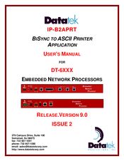 Datatek DT-6XXX User Manual