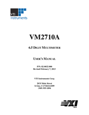 VTI Instruments VM2710A User Manual