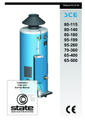 State Water Heaters SCE 80-140 Installation, User And Service Manual