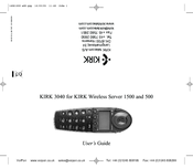 Kirk 3040 User Manual