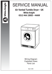 White knight 0312 44A 15003 - 44AW Manuals | ManualsLib