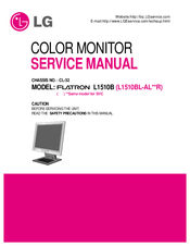 LG Flatron L1510B Service Manual