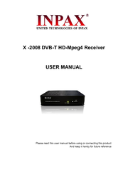 Inpax X -2008 User Manual