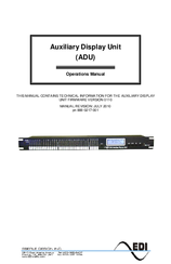 Eberle Design Auxiliary Display Unit Operation Manual
