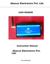 ABACUS AGSM-01 Instruction Manual