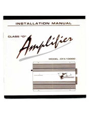 Crossfire CFA1000D Installation Manual