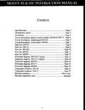 SIERRA VIDEO SYSTEMS 82C Instruction Manual