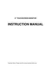 Deltaco TV-908A Instruction Manual