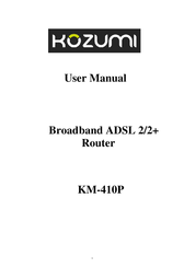 Kozumi KM-410P User Manual