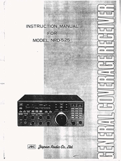 w/ 11"X17" Schematics & Protective Covers! JRC NRD-525 Service Manual 