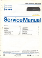 Philips 70FT88005R Service Manual