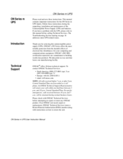 ONEAC ONm300 A User Instruction Manual