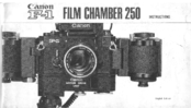 Canon Film Chamber 250 Instructions For Use Manual