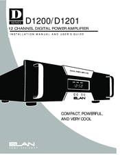 Elan D1200 Installation Manual And User's Manual