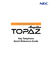 NEC Aspila Topaz Quick Reference Manual