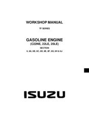 Isuzu 20LE Workshop Manual