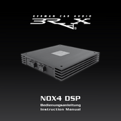 BRAX NOX4 DSP Instruction Manual