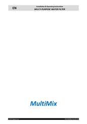 MultiMix Simplex Eco Installation And Operating Instructions Manual
