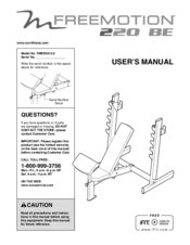 Freemotion 220 BE User Manual
