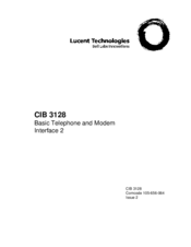Lucent Technologies CIB 3128 User Manual