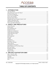 Winnebago Access User Manual