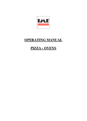 IME Pizza 2000 Piccolo Operating Manual