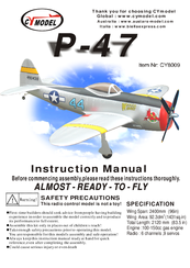 Cymodel P-47 Instruction Manual