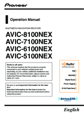 Pioneer AVIC-5100NEX Operation Manual