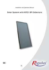 Regulus KPC1 BP Installation And Operation Manual